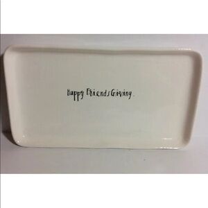 New Rae Dunn Happy Friendsgiving Small Platter